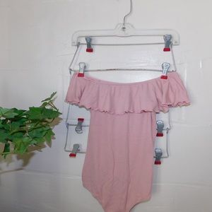 LA Heart Pink Body Suit